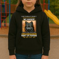 I Actually Dont Need To Control My Anger Every Around Me Kids Hoodie