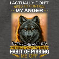 I Actually Dont Need To Control My Anger Every Around Me Vector Backpack