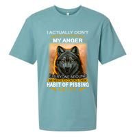 I Actually Dont Need To Control My Anger Every Around Me Sueded Cloud Jersey T-Shirt