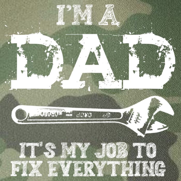 I'm A Dad It's My Job To Fix Everything Legacy Tie Dye Trucker Hat