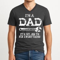 I'm A Dad It's My Job To Fix Everything V-Neck T-Shirt