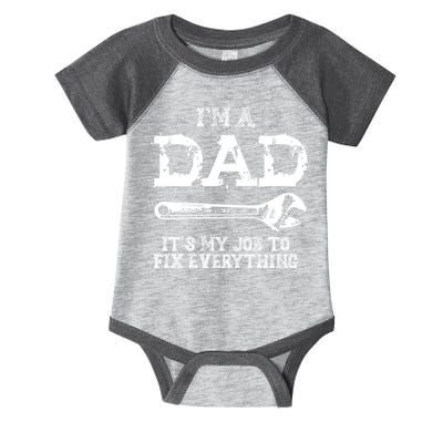 I'm A Dad It's My Job To Fix Everything Infant Baby Jersey Bodysuit