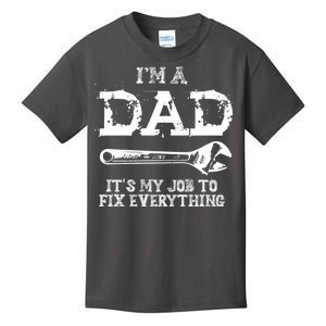 I'm A Dad It's My Job To Fix Everything Kids T-Shirt