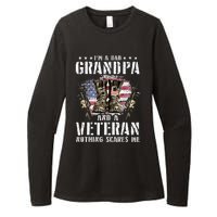 Im A Dad Grandpa And A Veteran Nothing Scares Me Womens CVC Long Sleeve Shirt