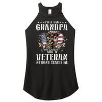 Im A Dad Grandpa And A Veteran Nothing Scares Me Women's Perfect Tri Rocker Tank