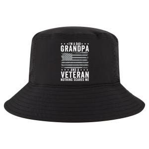 Im A Dad Grandpa And Veteran Fathers Day Papa Grandpa Cool Comfort Performance Bucket Hat