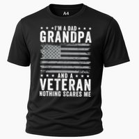 Im A Dad Grandpa And Veteran Fathers Day Papa Grandpa Cooling Performance Crew T-Shirt