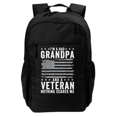 Im A Dad Grandpa And Veteran Fathers Day Papa Grandpa Backpack