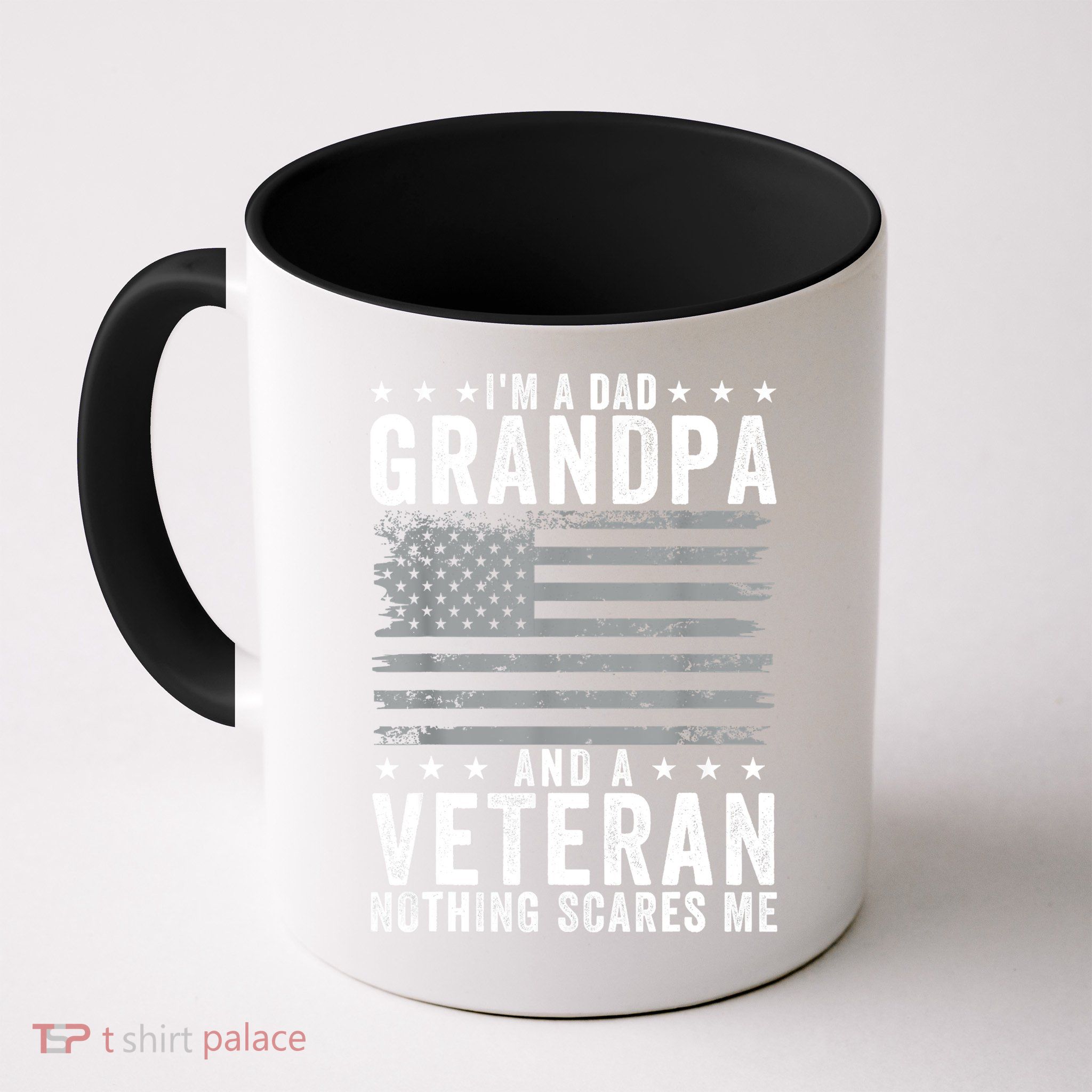 Im A Dad Grandpa And Veteran Fathers Day Papa Grandpa Mug