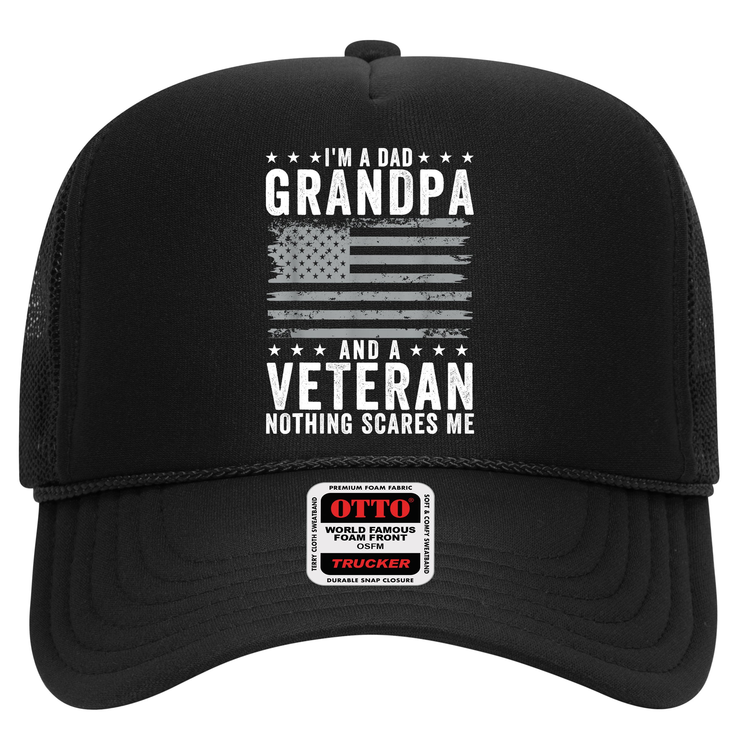 Im A Dad Grandpa And Veteran Fathers Day Papa Grandpa Hat