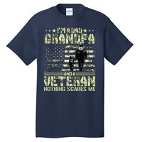 Im A Dad Grandpa And Veteran Fathers Day Papa Grandpa Tall T-Shirt