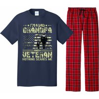 Im A Dad Grandpa And Veteran Fathers Day Papa Grandpa Pajama Set