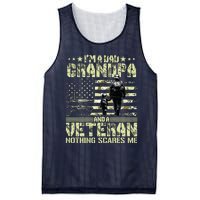 Im A Dad Grandpa And Veteran Fathers Day Papa Grandpa Mesh Reversible Basketball Jersey Tank