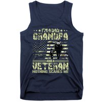 Im A Dad Grandpa And Veteran Fathers Day Papa Grandpa Tank Top