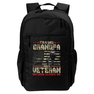 IM A Dad Grandpa And Veteran Fathers Day Papa Grandpa Backpack