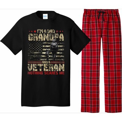 IM A Dad Grandpa And Veteran Fathers Day Papa Grandpa Pajama Set