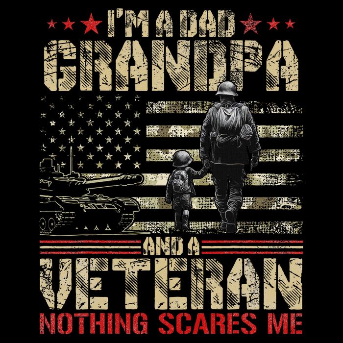 IM A Dad Grandpa And Veteran Fathers Day Papa Grandpa Women's Pullover Hoodie