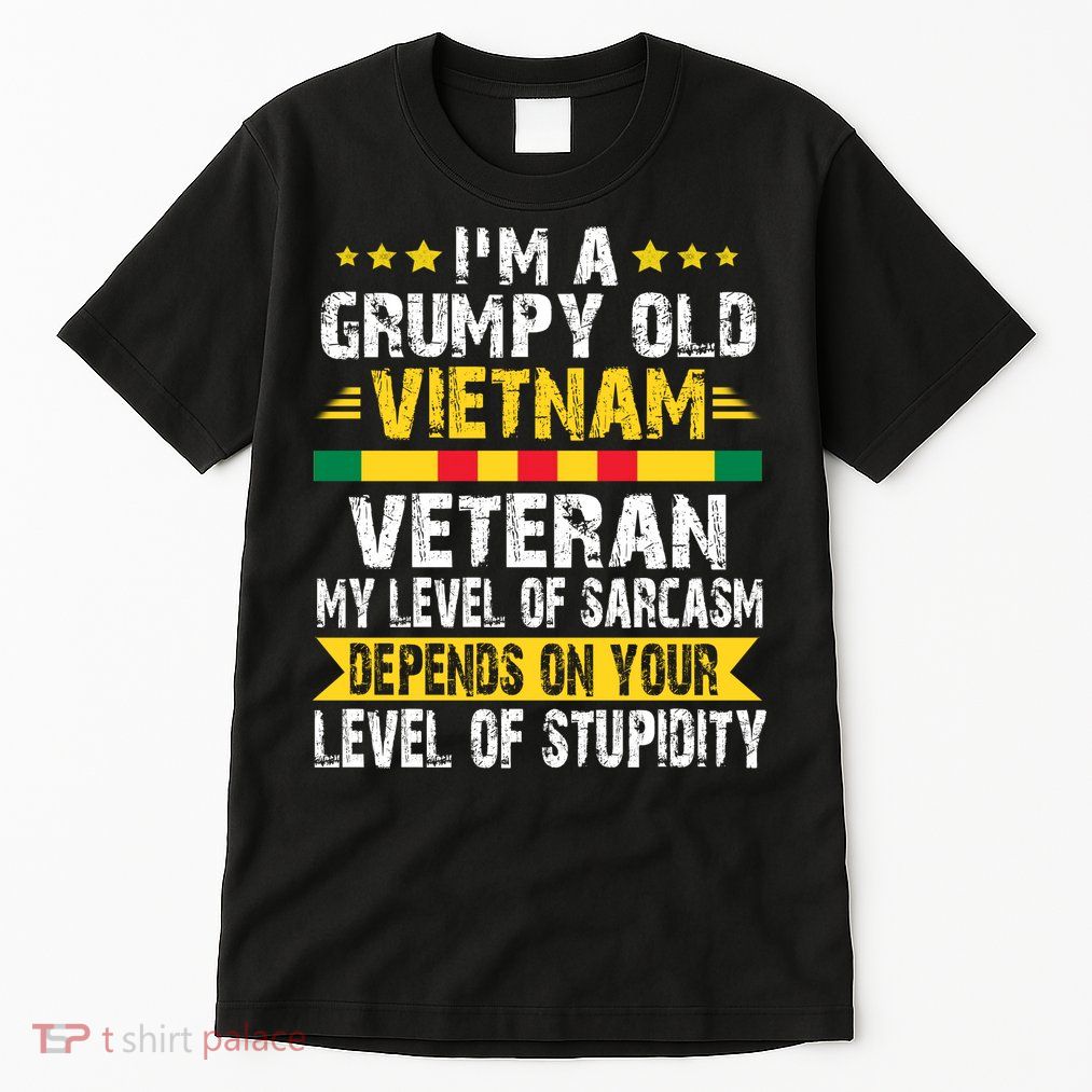I'm A Dad A Grandpa And A Vietnam Veteran Tall T-Shirt