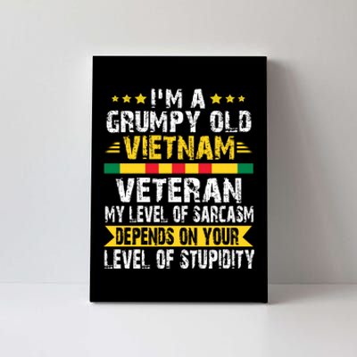 I'm A Dad A Grandpa And A Vietnam Veteran Canvas