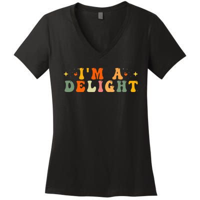 IM A Delight Women's V-Neck T-Shirt