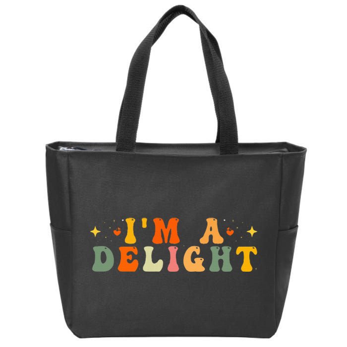 IM A Delight Zip Tote Bag