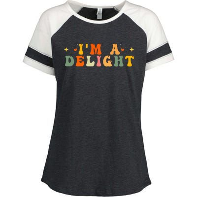 IM A Delight Enza Ladies Jersey Colorblock Tee