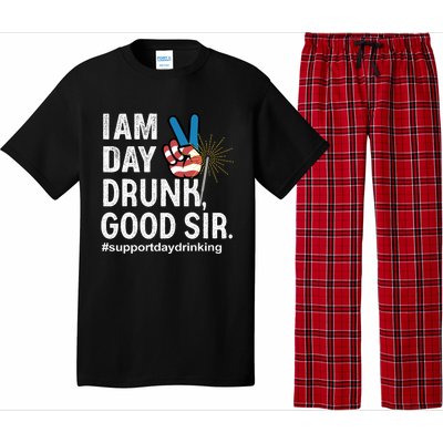 I Am Day Drunk Good Sir 4th Of July Pajama Set