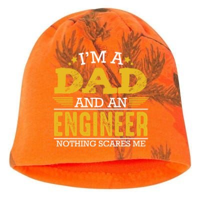 IM A Dad And Engineer Professionals Science Funny Quotes Cute Gift Kati - Camo Knit Beanie