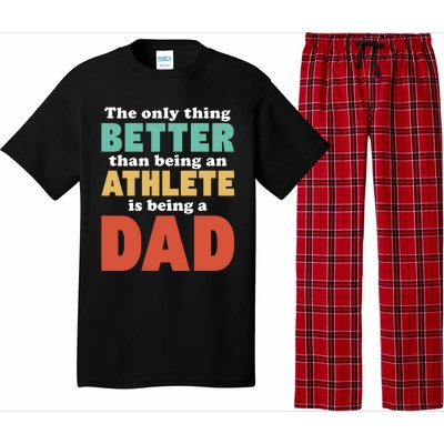 I'm A Dad And Athlete Funny Fatherhood Funny Dad Cute Gift Pajama Set