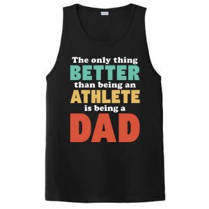 I'm A Dad And Athlete Funny Fatherhood Funny Dad Cute Gift PosiCharge Competitor Tank