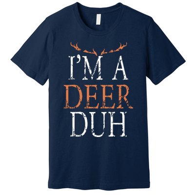 I'm A Deer Duh Halloween Costume Premium T-Shirt