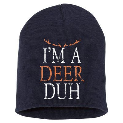 I'm A Deer Duh Halloween Costume Short Acrylic Beanie