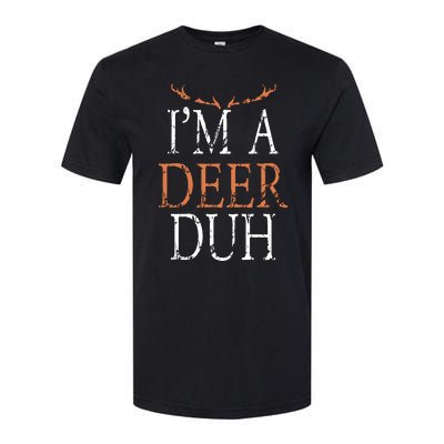 I'm A Deer Duh Halloween Costume Softstyle CVC T-Shirt