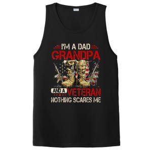 Im A Dad Grandpa And A Veteran American Flag Gists For Dad PosiCharge Competitor Tank