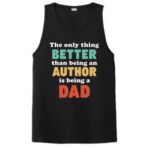 I'm A Dad And Author Funny Fatherhood Funny Dad Gift PosiCharge Competitor Tank