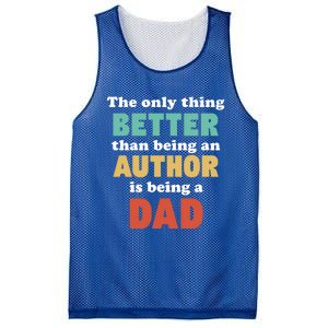 I'm A Dad And Author Funny Fatherhood Funny Dad Gift Mesh Reversible Basketball Jersey Tank