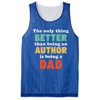 I'm A Dad And Author Funny Fatherhood Funny Dad Gift Mesh Reversible Basketball Jersey Tank