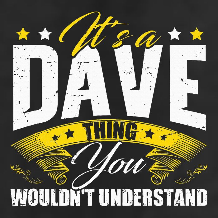 ItS A Dave Thing Garment-Dyed Fleece Hoodie