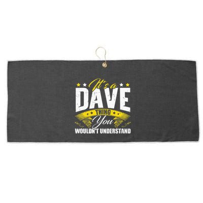 ItS A Dave Thing Large Microfiber Waffle Golf Towel