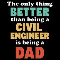 I'm A Dad And Civil Engineer Funny Fatherhood Funny Dad Cute Gift Flat Bill Trucker Hat