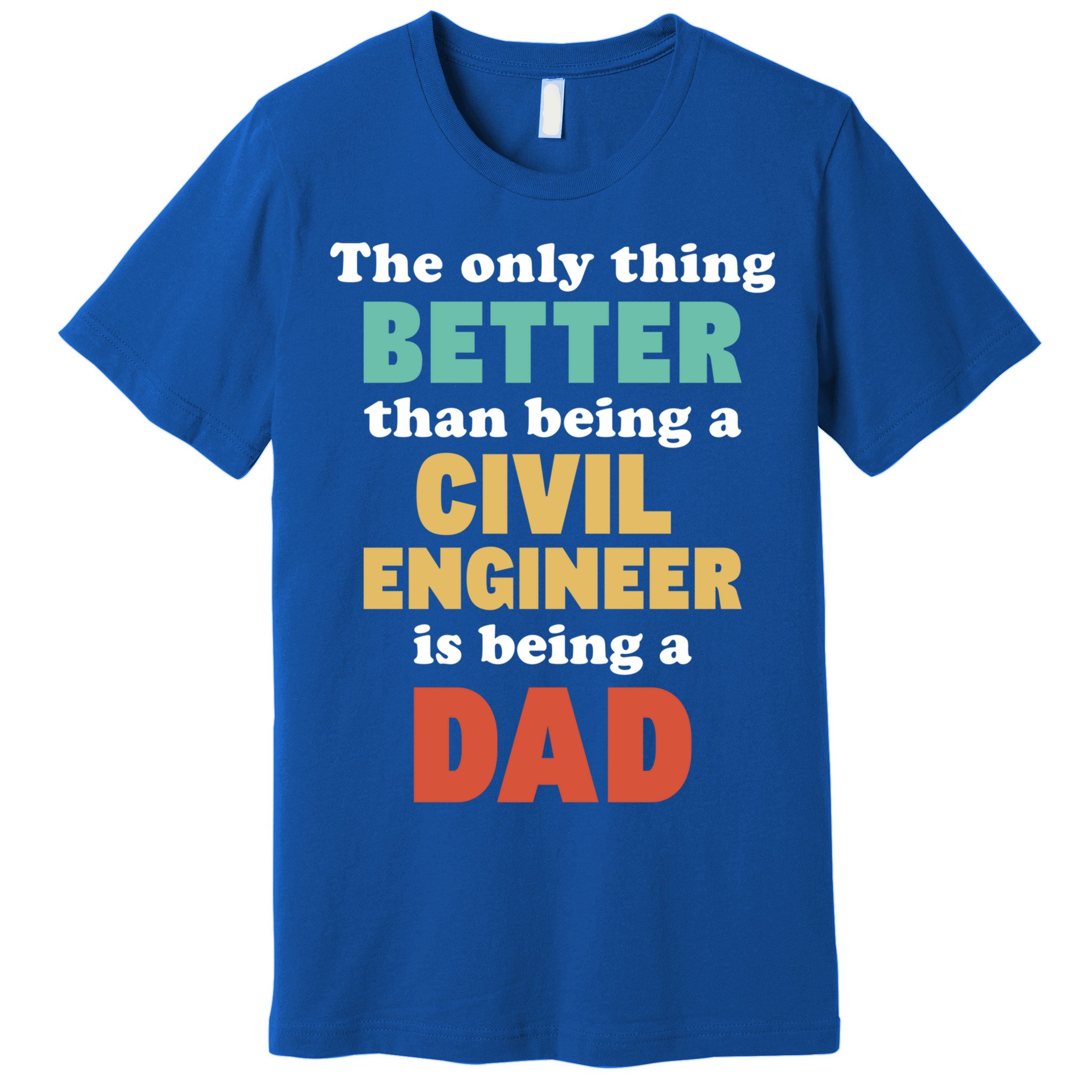 I'm A Dad And Civil Engineer Funny Fatherhood Funny Dad Cute Gift Premium T-Shirt