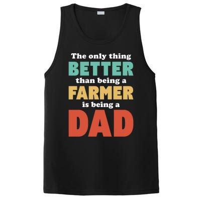 I'm A Dad And Farmer Funny Fatherhood Funny Dad Meaningful Gift PosiCharge Competitor Tank