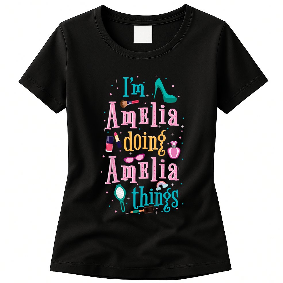 IM Amelia Doing Amelia Things Cute Womens T-Shirt