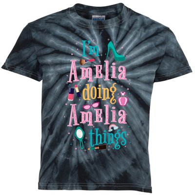 IM Amelia Doing Amelia Things Cute Kids Tie-Dye T-Shirt