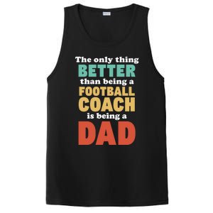 I'm A Dad And Football Coach Funny Fatherhood Funny Dad Gift PosiCharge Competitor Tank