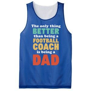 I'm A Dad And Football Coach Funny Fatherhood Funny Dad Gift Mesh Reversible Basketball Jersey Tank