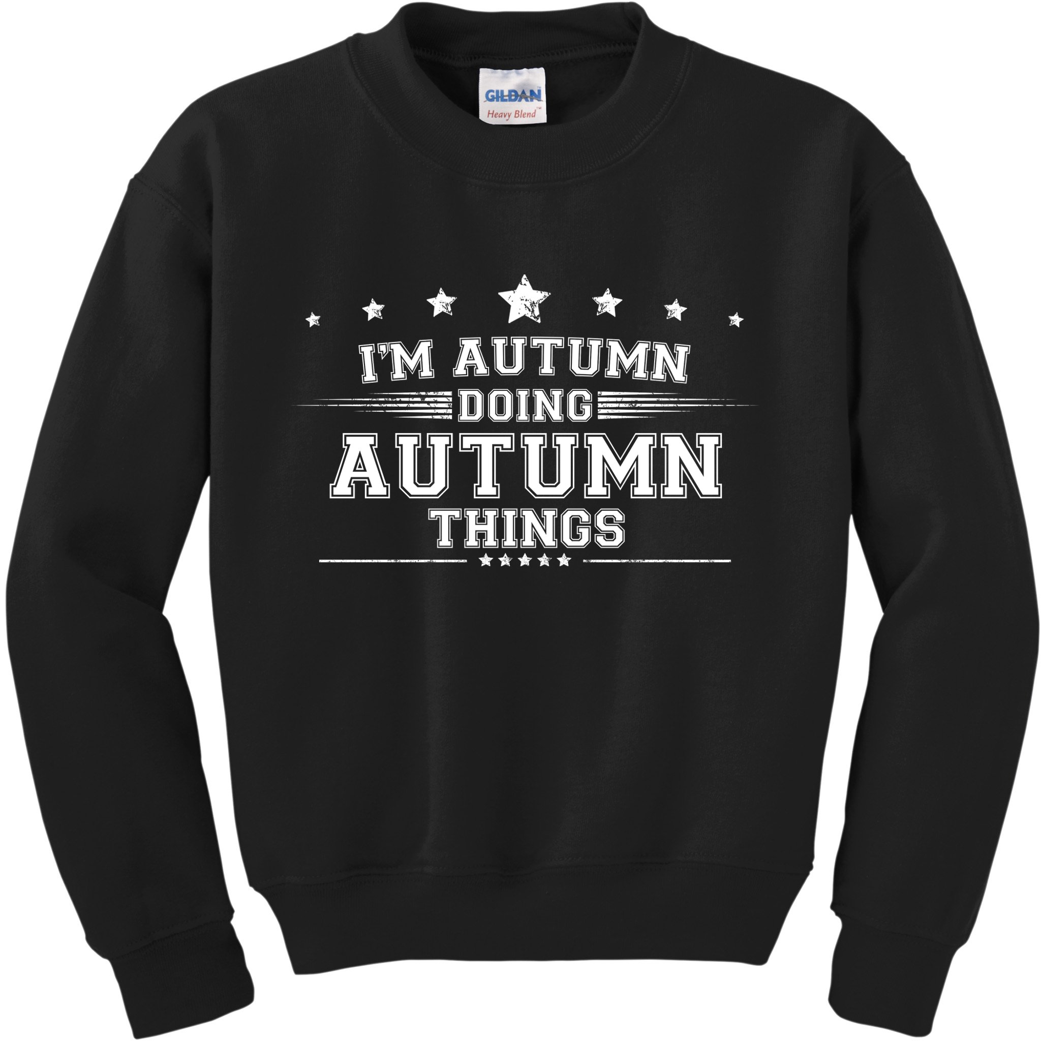 Im Autumn Doing Autumn Things Kids Sweatshirt