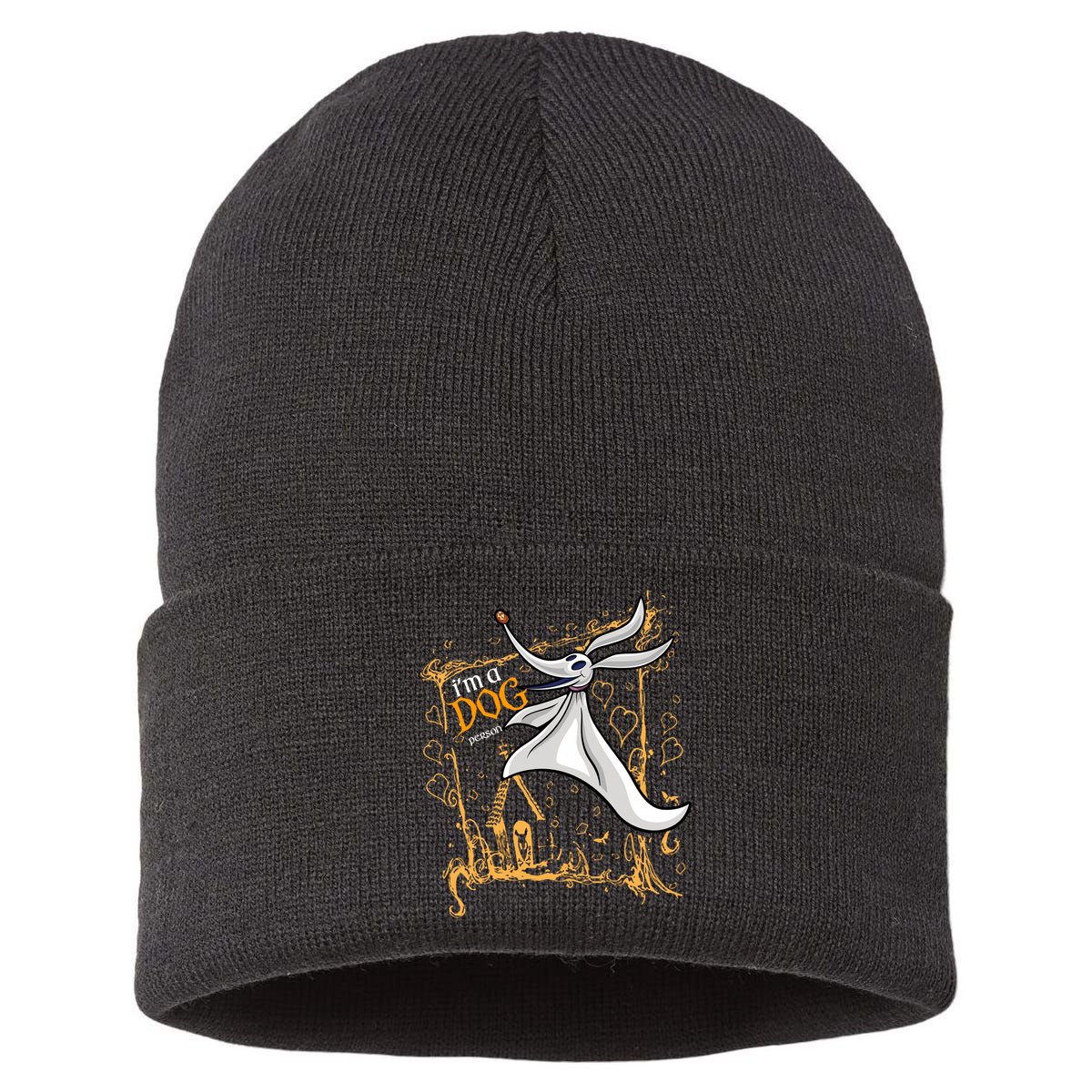 I’M A Dog Person Halloween Dog Zero Dog Nightmare Sustainable Knit Beanie