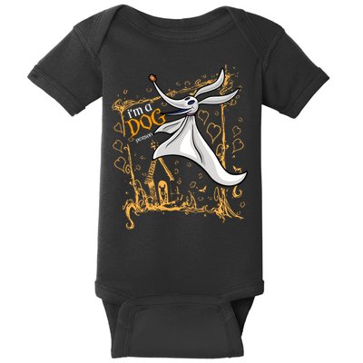 I’M A Dog Person Halloween Dog Zero Dog Nightmare Baby Bodysuit