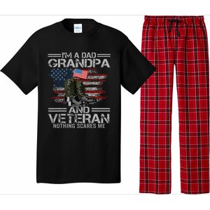 Im A Dad Grandpa And Veteran Fathers Day Pajama Set